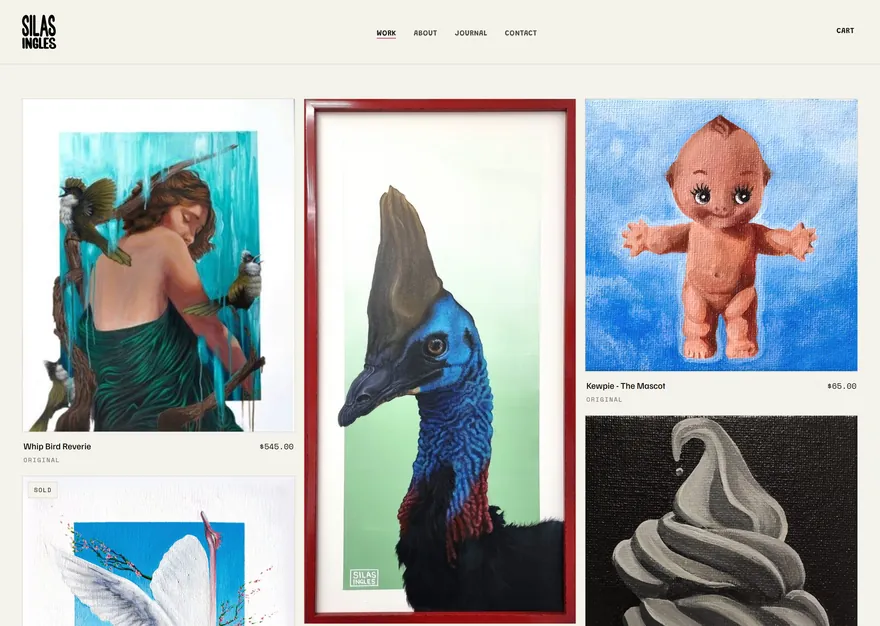 The Silas Ingles Art gallery